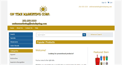 Desktop Screenshot of ontimemarketing.com